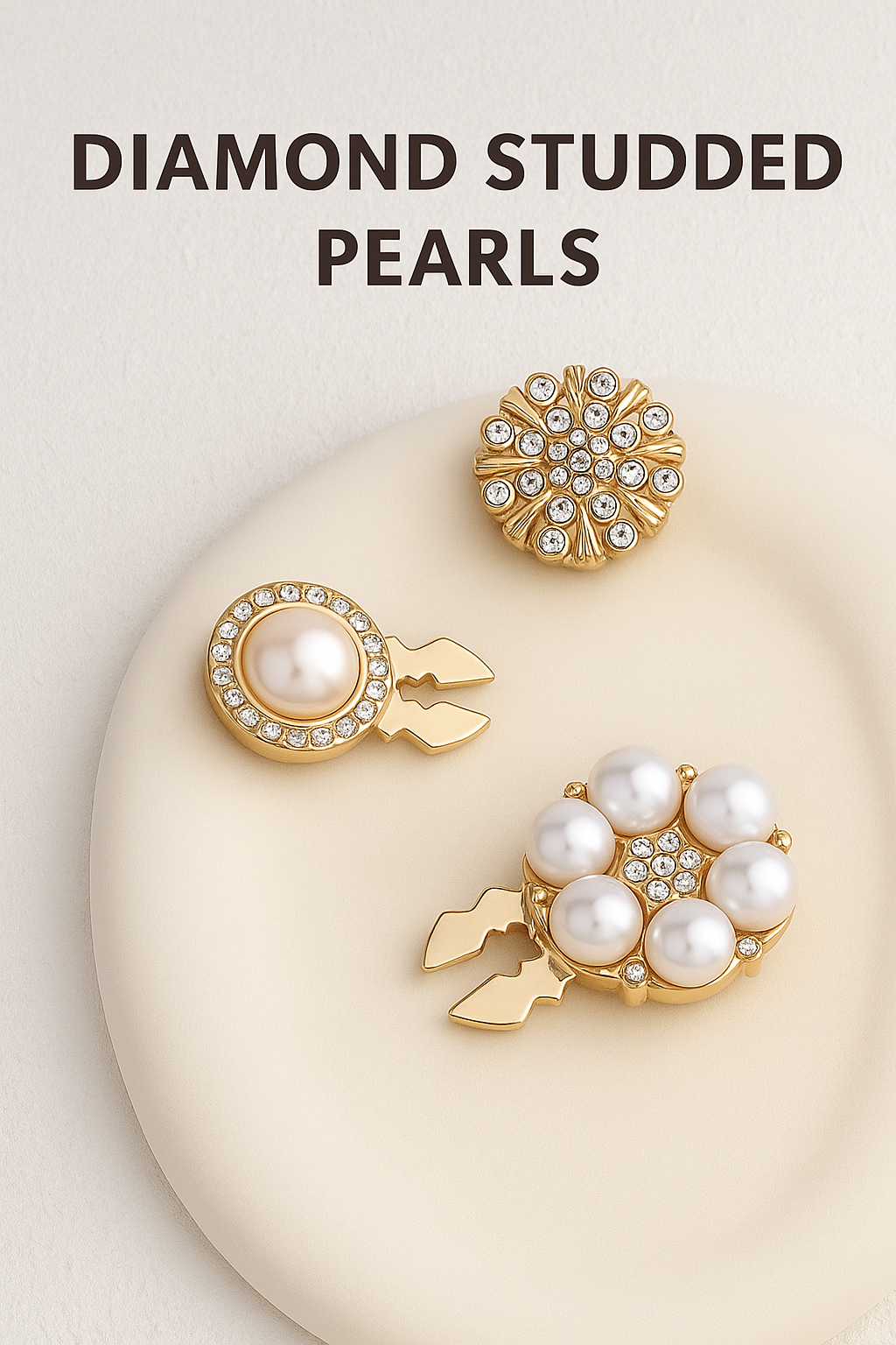 Luxury Rhinestone & Pearl Decorative Buttons – Transform Your Outfit Instantly