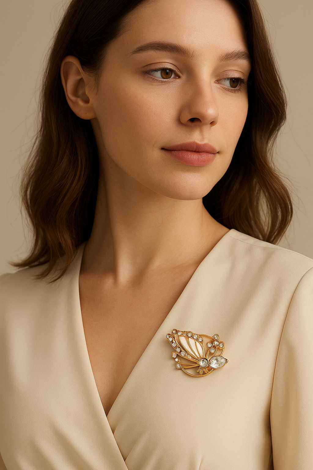 ✨ Elegant Butterfly Crystal Button – Redefine Classic Elegance